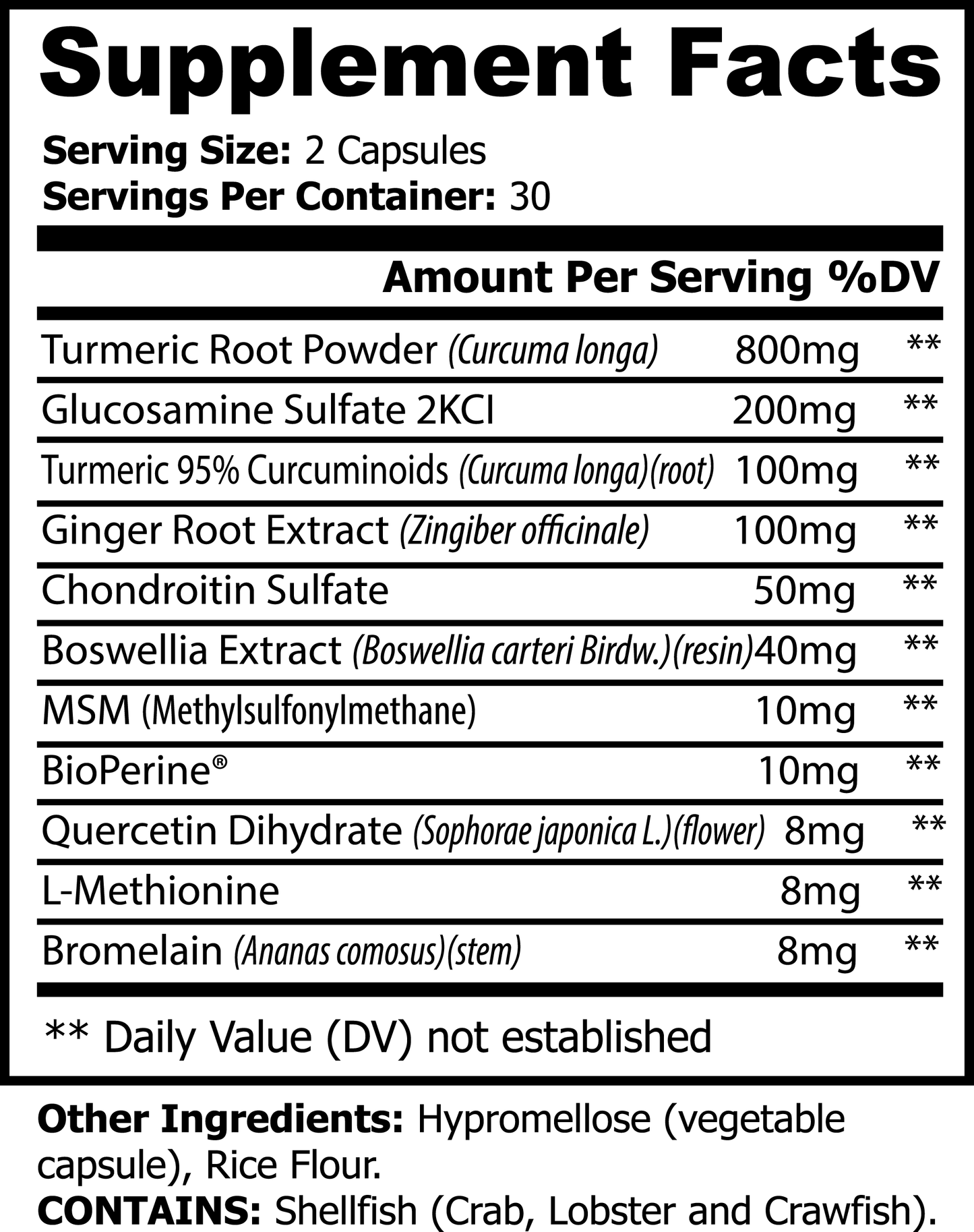 Joint Strength: Platinum Turmeric