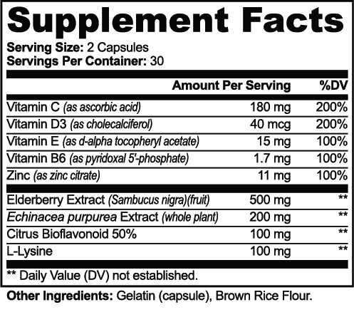 Immune Strength: Elderberry + D3 Complex