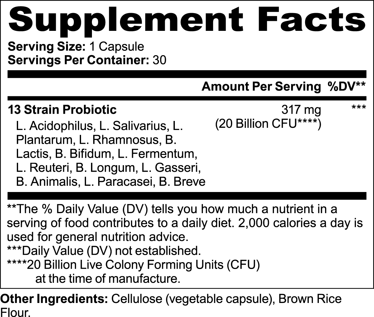 Gut Reset: Probiotic 20 Billion